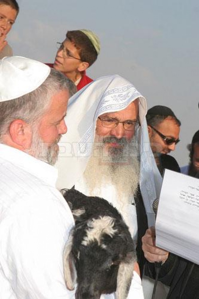 הרב תדהר במעמד פטר חמור